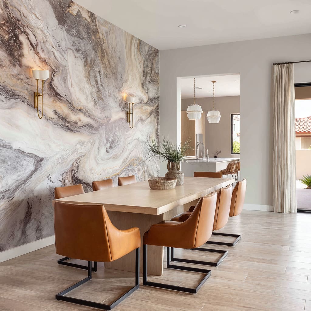 Luxury Dining Room Wallpaper